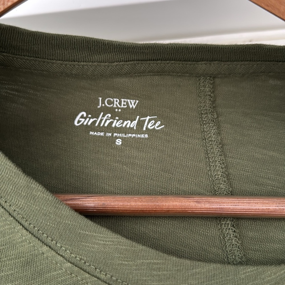 Olive Green Long Sleeve Top - Picture 3 of 3